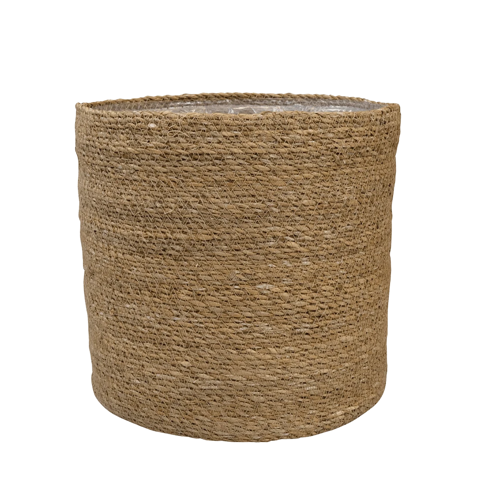 Plantenmand Stef - D33 X H33cm - Naturel 3 Plantenmand Stef - D33 X H33cm - Naturel