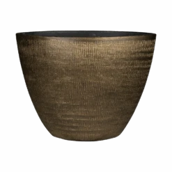 Bloempot Ryan Ovaal - L33 X B16 X H25cm - Shiny Gold
