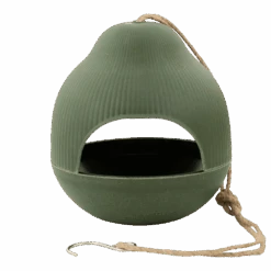 Point-Virgule Voederhuisje Voor Vogels - Bamboevezel Jagersgroen - U00f818.2cm X H19cm