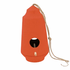 Point-Virgule Vogelhuisje - Bamboevezel Oranje - U00f815.1cm X H28cm