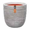 Capi Bloempot Bol Nature Rib NL - D35 X H34cm - Ivoor -Flamingo Verkoop pot bol rib nl 35x34 ivoor bloempot 1 6