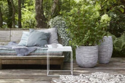 Capi Bloempot Bol Nature Rib NL - D55 X H53cm - Ivoor -Flamingo Verkoop pot bol rib nl 54x52 ivoor bloempot 6 9