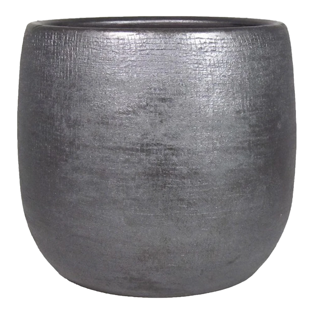 Bloempot Mira - D59 X H54cm - Antraciet 3 Bloempot Mira - D59 X H54cm - Antraciet