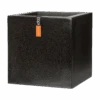 Capi Plantenbak Vierkant Lux Terrazo - L30 X B30 X H30cm - Zwart 2 Capi Plantenbak Vierkant Lux Terrazo - L30 X B30 X H30cm - Zwart -Flamingo Verkoop pot vierkant 30x30x30 zwart plantenbak 1 5