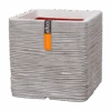 Capi Plantenbak Vierkant Nature Rib NL - L30 X B30 X H30cm - Ivoor -Flamingo Verkoop pot vierkant rib nl 30x30x30 ivoor plantenbak 1 5