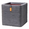 Capi Plantenbak Vierkant Nature Rib NL - L30 X B30 X H30cm - Donkergrijs -Flamingo Verkoop pot vierkant rib nl donkergrijs plantenbak 1 5 1