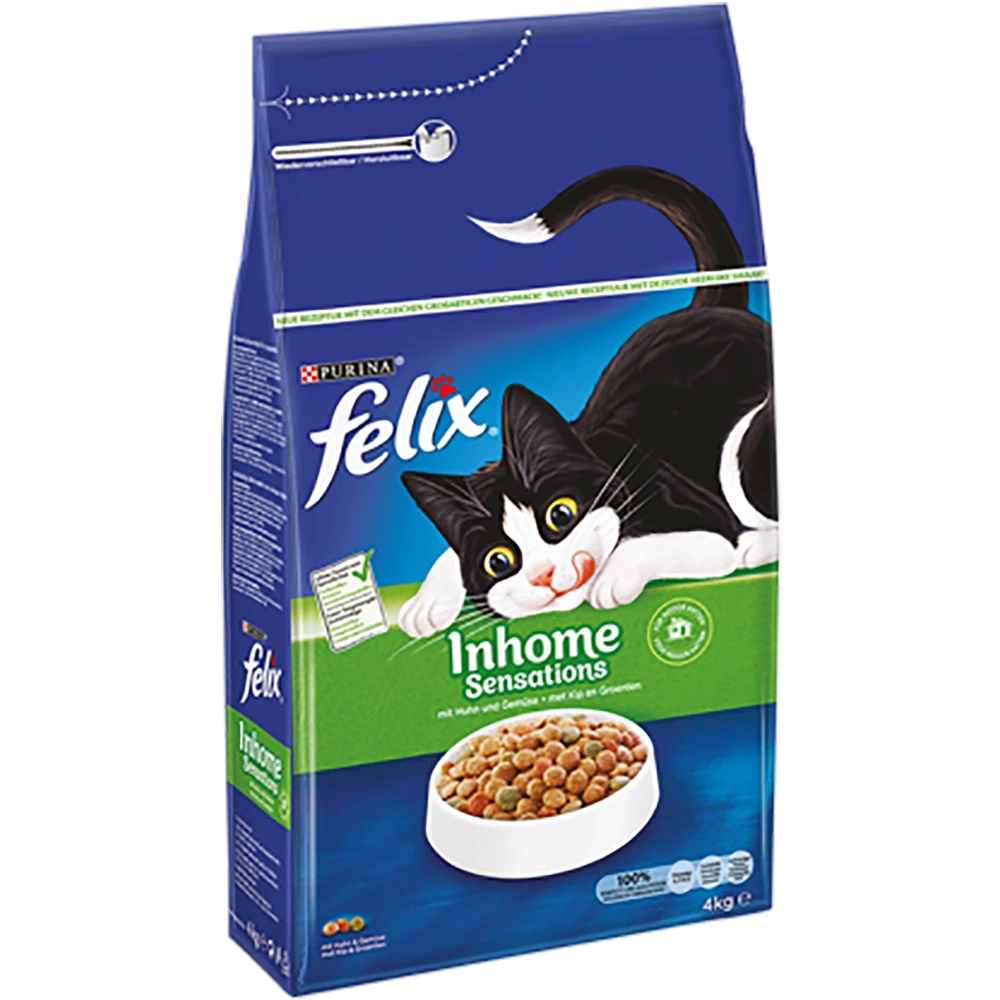 PURINAu00ae Felixu00ae Inhome Sensations Met Kip En Groenten - Kattenvoer - 4kg 4 PURINAu00ae Felixu00ae Inhome Sensations Met Kip En Groenten - Kattenvoer - 4kg - Afbeelding 2