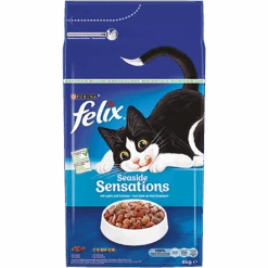 PURINAu00ae Felixu00ae Seaside Sensations Met Zalm En Groenten - Kattenvoer - 4kg