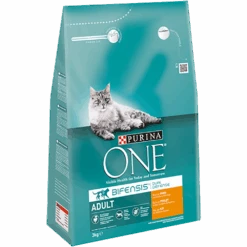 Purina One PURINAu00ae ONE Adult Rijk Aan Kip & Volkoren Granen Brokjes - Kattenvoer - 3kg -Flamingo Verkoop purina one kip brokjes 3kg kattenvoer 5 1
