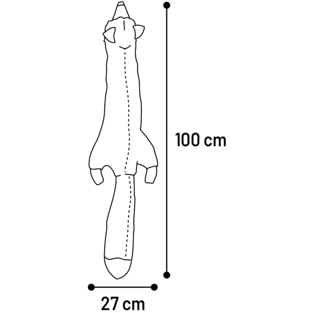 Flamingo Ramona Vos - Bruin - 27x100x8,5cm - Hondenspeelgoed 5 Flamingo Ramona Vos - Bruin - 27x100x8,5cm - Hondenspeelgoed - Afbeelding 3