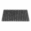 HAMAT Rubbere Ringmat Domino - 80x50cm - Zwart - Deurmat -Flamingo Verkoop rubbere ringmat domino 80x50cm zwart deurmat 1