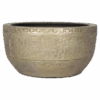 Plantenschaal Fien - D29 X H14cm - Goud -Flamingo Verkoop schaal fien d29 h14cm industrieel goud bloempot 1 5