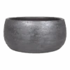 Plantenschaal Mira - D29 X H14cm - Antraciet -Flamingo Verkoop schaal mira d29 h14cm industrieel plantenschaal antraciet 1