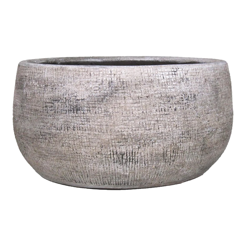 Plantenschaal Mira - D34 X H15cm - Wit 3 Plantenschaal Mira - D34 X H15cm - Wit