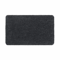 Schoonloopmat Aqualuxe - 80x50cm - Antraciet - Deurmat
