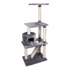 Flamingo Scratching Tree Forza - Grey - 60x40x151,5cm -Flamingo Verkoop scratching tree forza grey 60x40x151 5cm flamingo 1