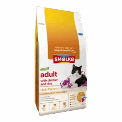 Smu00f8lke Adult Met Kip En Rijst - Kattenvoer - 4kg
