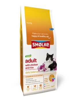 Smu00f8lke Adult Met Kip En Rijst - Kattenvoer - 2kg