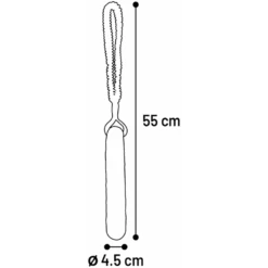 Flamingo Strekta Met Staaf - Rood En Zwart - 55cm - Hondenspeelgoed -Flamingo Verkoop strekta met staaf rood en zwart 55cm hondenspeelgoed 3 1