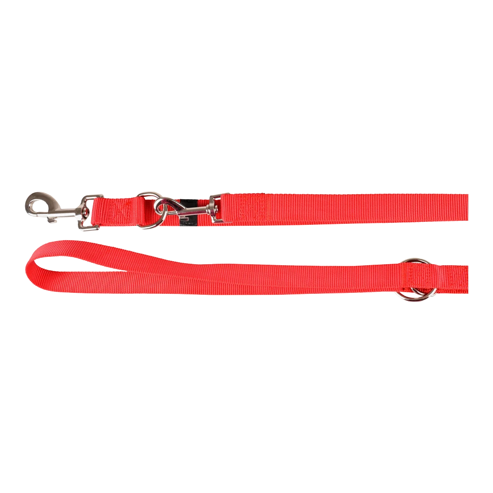 Flamingo Trainingslijn Ziggi Rood - 200cm 25mm - Hondenriem 3 Flamingo Trainingslijn Ziggi Rood - 200cm 25mm - Hondenriem