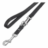 Flamingo Trainingslijn Ziggi Zwart - 250cm 25mm - Hondenriem -Flamingo Verkoop trainingslijn ziggi zwart hondenriem 1 4