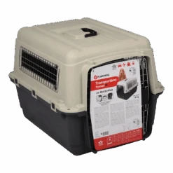 Flamingo Transportbox Nomad Grijs M - 53x67x47cm - Hondenvervoersbox
