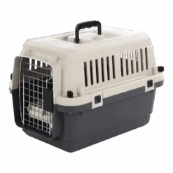 Flamingo Transportbox Nomad Grijs XS - 33x50x33cm - Hondenvervoersbox