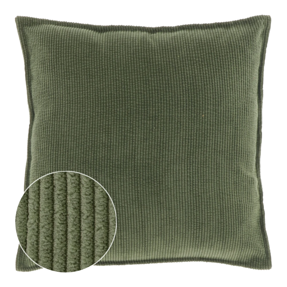 Unique Living Sierkussen Janna - 45x45cm - Deep Green 3 Unique Living Sierkussen Janna - 45x45cm - Deep Green
