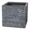 Plantenbak Utah Cubi - L35 X B35 X H30.5cm - Donkergrijs -Flamingo Verkoop utah cubi graphite w35h30 plantenbak 1 4