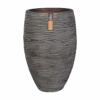 Capi Bloempot Hoog Nature Elegant Deluxe Rib NL - D38 X H58cm - Antraciet -Flamingo Verkoop vaas elegant deluxe rib nl 40x60 antraciet bloempot 1 4