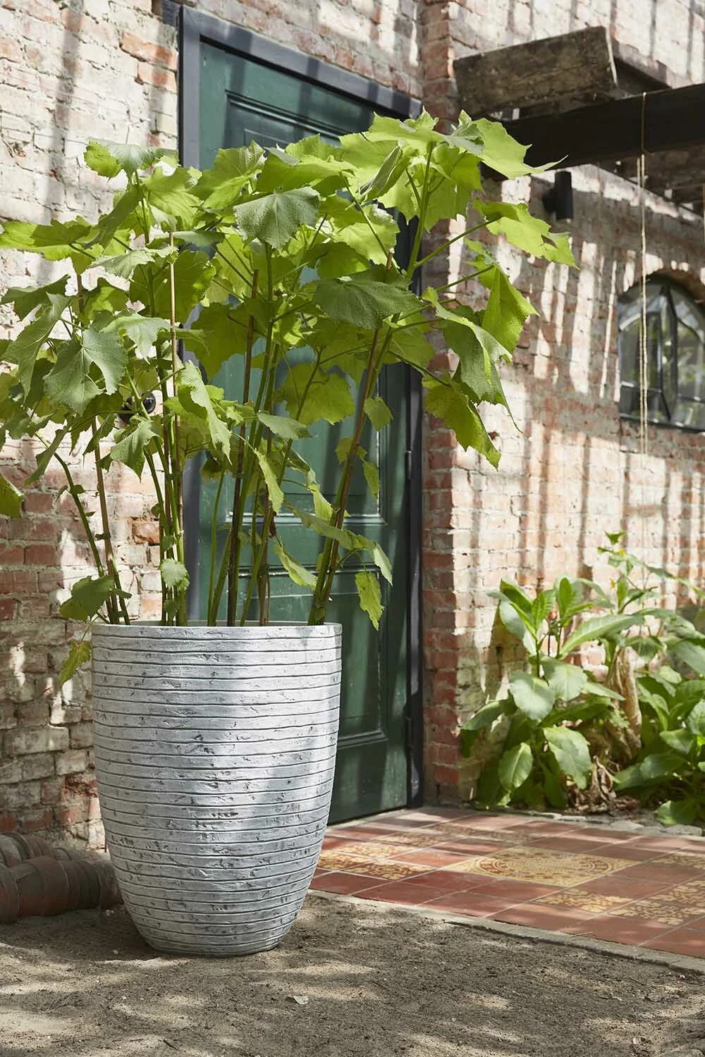 Capi Bloempot Nature Elegant Row NL - D46 X H58cm - Ivoor - Afbeelding 2