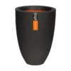 Capi Bloempot Urban Elegant Smooth NL - D36 X H48cm - Zwart -Flamingo Verkoop vaas elegant laag smooth nl 36x47 zwart bloempot 1 4