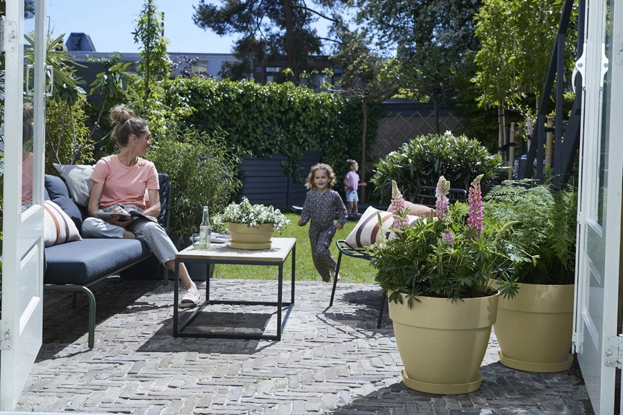 Bloempot Elho Vibia Campana Rond 55cm - Saliegroen 5 Bloempot Elho Vibia Campana Rond 55cm - Saliegroen - Afbeelding 3