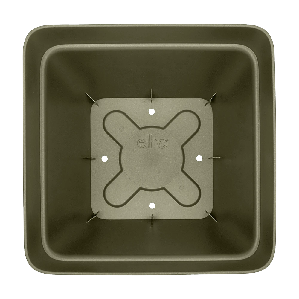 Bloempot Elho Vibia Campana Vierkant 37cm - Saliegroen 5 Bloempot Elho Vibia Campana Vierkant 37cm - Saliegroen - Afbeelding 3