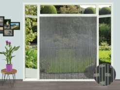 Vliegengordijn - Antraciet - 100 X 232cm - Sun-Arts -Flamingo Verkoop vliegengordijn antraciet 100 x 232cm sun arts 100 3