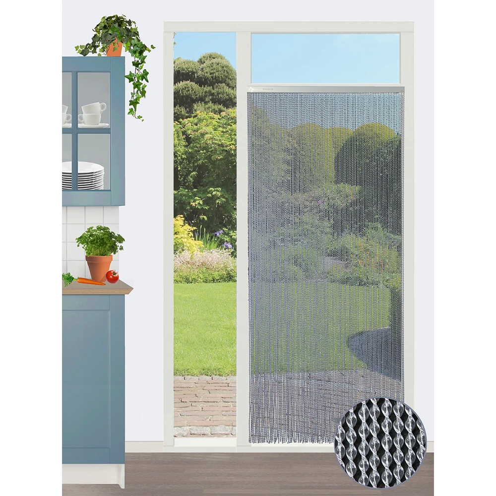 Vliegengordijn Evora - Transparant - 90 X 210cm - Sun-Arts - Afbeelding 4