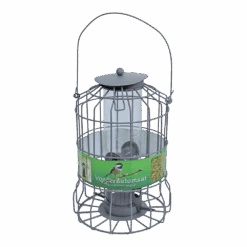 Voederautomaat Metaal Grijs Voor Kleine Vogels, 24x17 Cm -Flamingo Verkoop voederautomaat metaal grijs voor kleine vogels 24x17 cm de boon 2 2