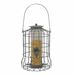 Voederautomaat Metaal Grijs Voor Kleine Vogels, 24x17 Cm -Flamingo Verkoop voederautomaat metaal grijs voor kleine vogels 24x17 cm de boon 3 2