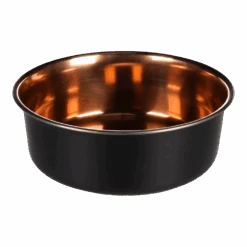 Flamingo Voerbak/Drinkbak Ezra Inox - Zwart - Rond - 1800ml