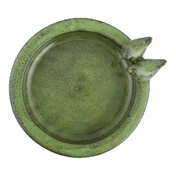 Vogelbad Op Voet Keramiek Groen -Flamingo Verkoop vogelbad op voet keramiek groen best for birds 2 1