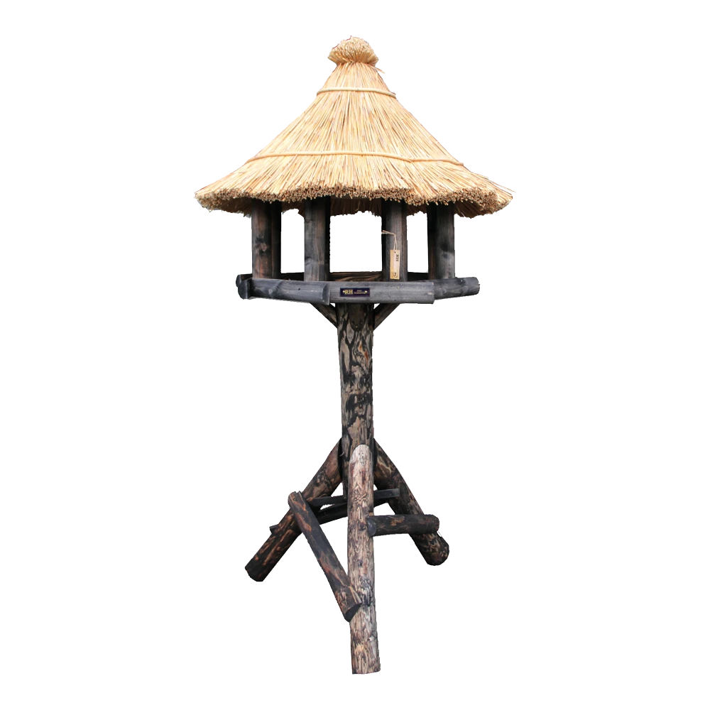 Vogelhuis Struis Groot - Riet - Zwart - 235x115x115cm 3 Vogelhuis Struis Groot - Riet - Zwart - 235x115x115cm