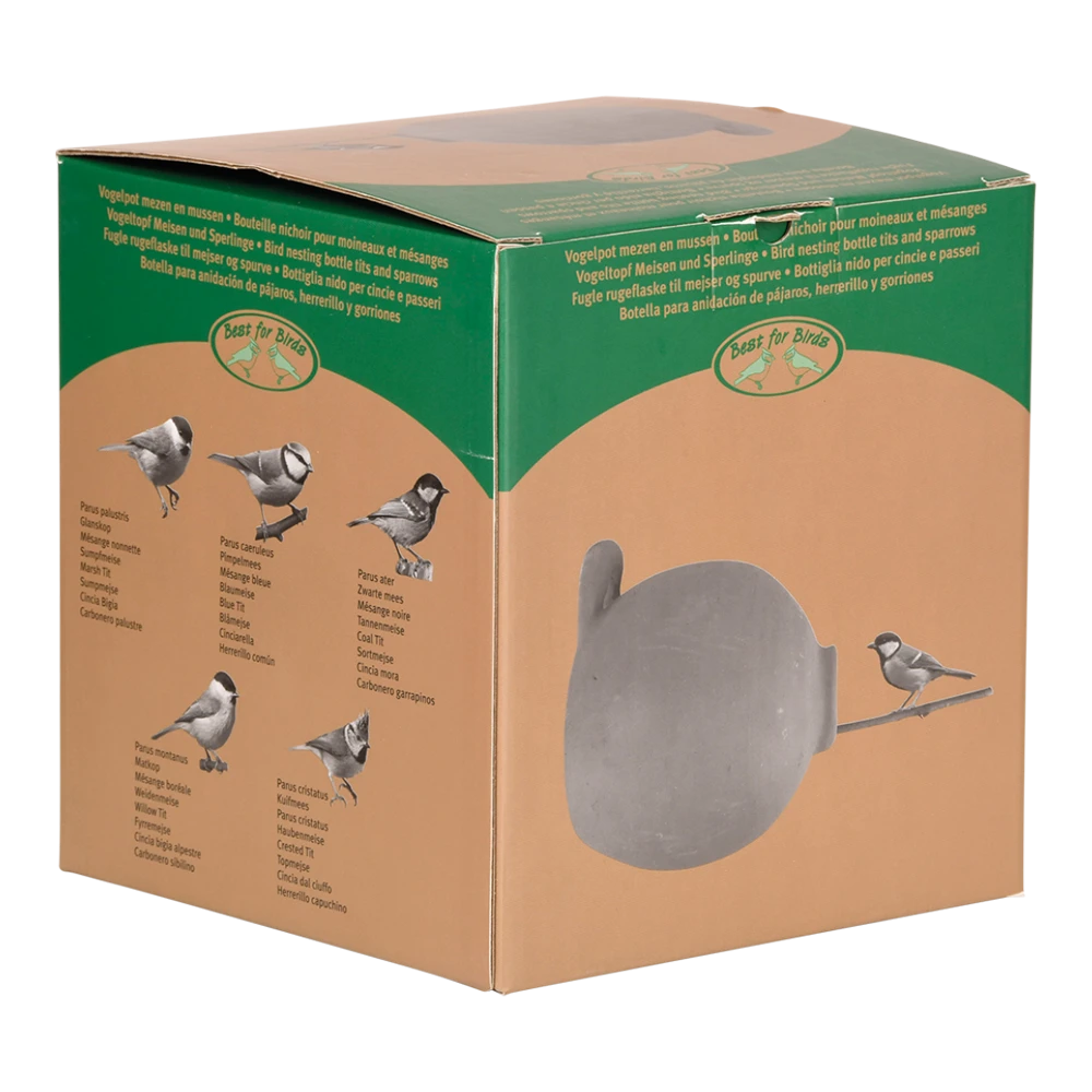 Vogelpot Rond Mezen En Mussen 6 Vogelpot Rond Mezen En Mussen - Afbeelding 4