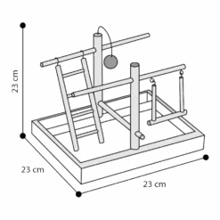 Flamingo Vogelspeelplaats - M - 23x23x23 Cm 7 Flamingo Vogelspeelplaats - M - 23x23x23 Cm -Flamingo Verkoop vogelspeelplaats m 23x23x23 cm 3