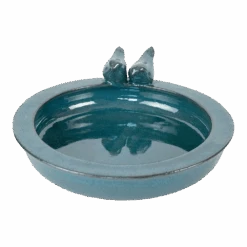 Vogelvoeder- En Drinkschaal - Blauw - 30,7x32,9x10,9cm