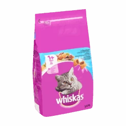 Whiskas 1+ Adult Droge Brokjes - Tonijn - Kattenvoer - 3,8kg -Flamingo Verkoop whiskas droge brokjes tonijn 3 8kg kattenvoer 5 1