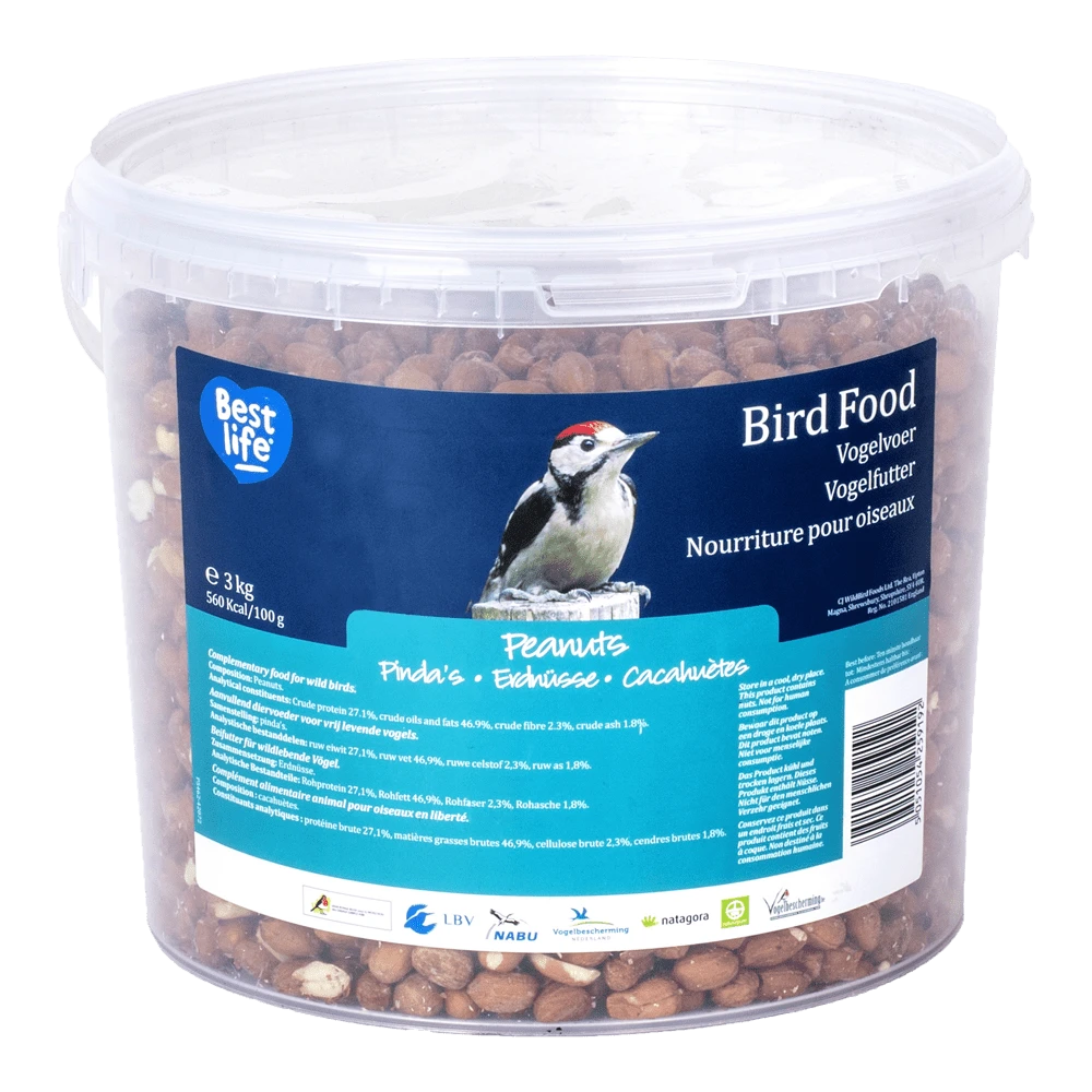 Wildlife Strooivoer Pinda's Emmer - 3000g 3 Wildlife Strooivoer Pinda's Emmer - 3000g