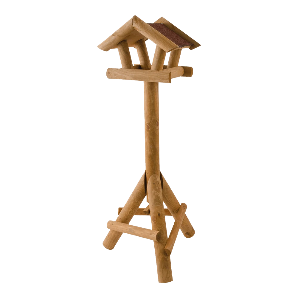 Wildlife Vogelhuisje Gazebo Met Rood Leislag Dakje - 27x27x114cm