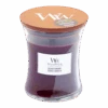 Woodwick Black Cherry Medium Candle - Geurkaars -Flamingo Verkoop woodwick black cherry medium candle geurskaars 1 5