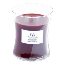 Woodwick Black Cherry Medium Candle - Geurkaars -Flamingo Verkoop woodwick black cherry medium candle geurskaars 2 5