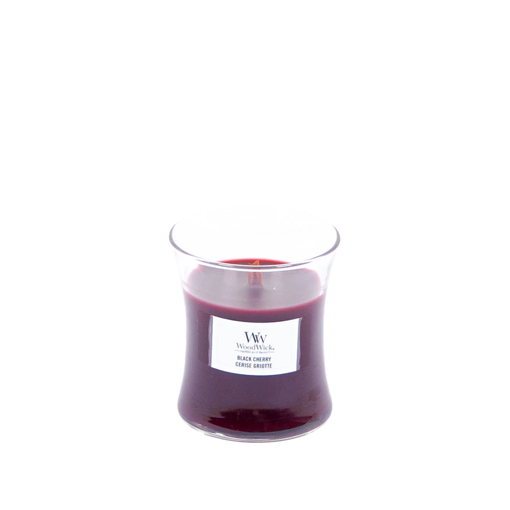 Woodwick Black Cherry Mini Candle - Geurkaars 4 Woodwick Black Cherry Mini Candle - Geurkaars - Afbeelding 2